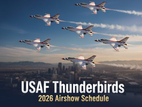 USAF Thunderbirds Airshow Schedule 2026